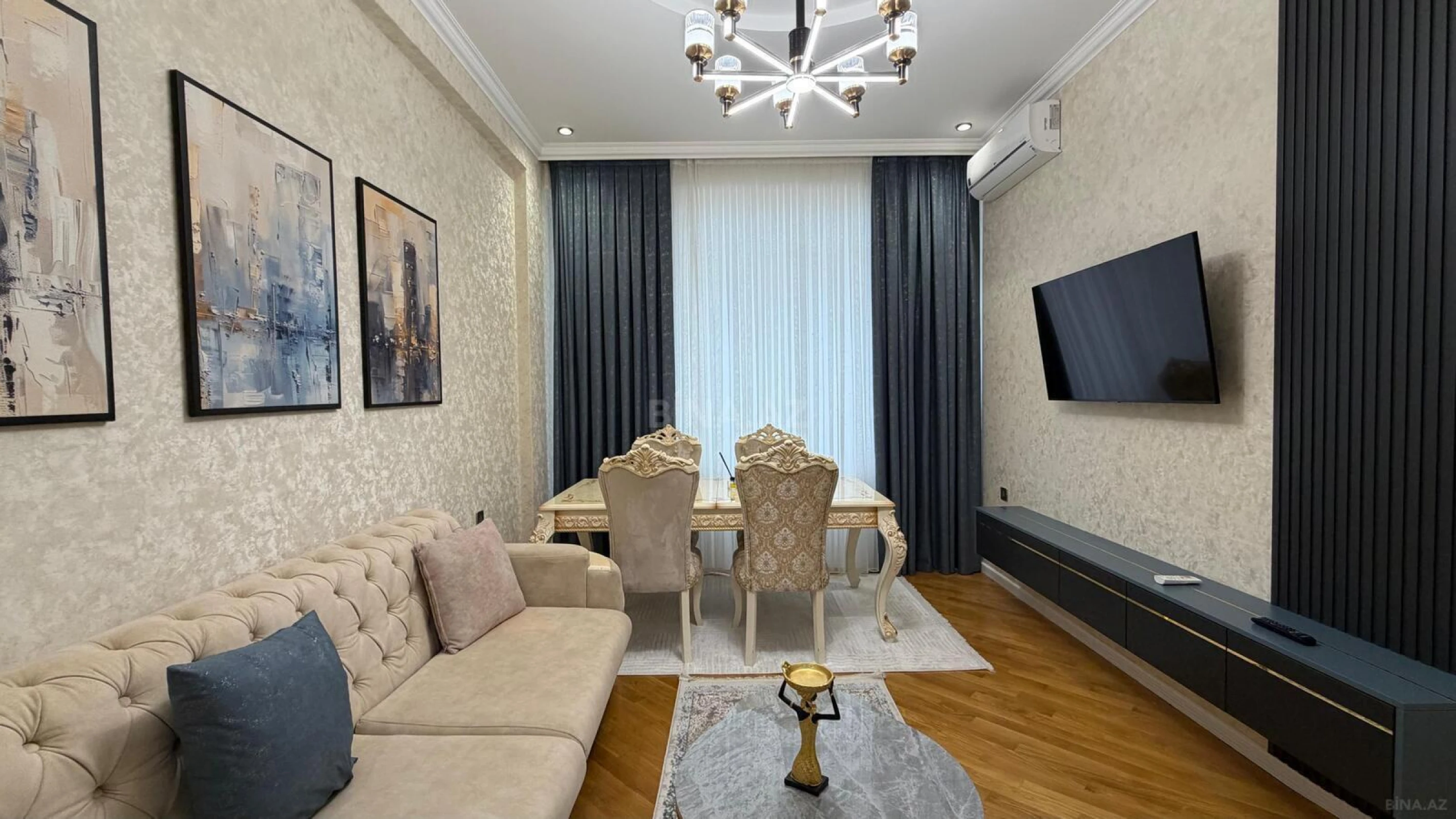 Kirayə verilir 2 otaqlı mənzil 60 m²