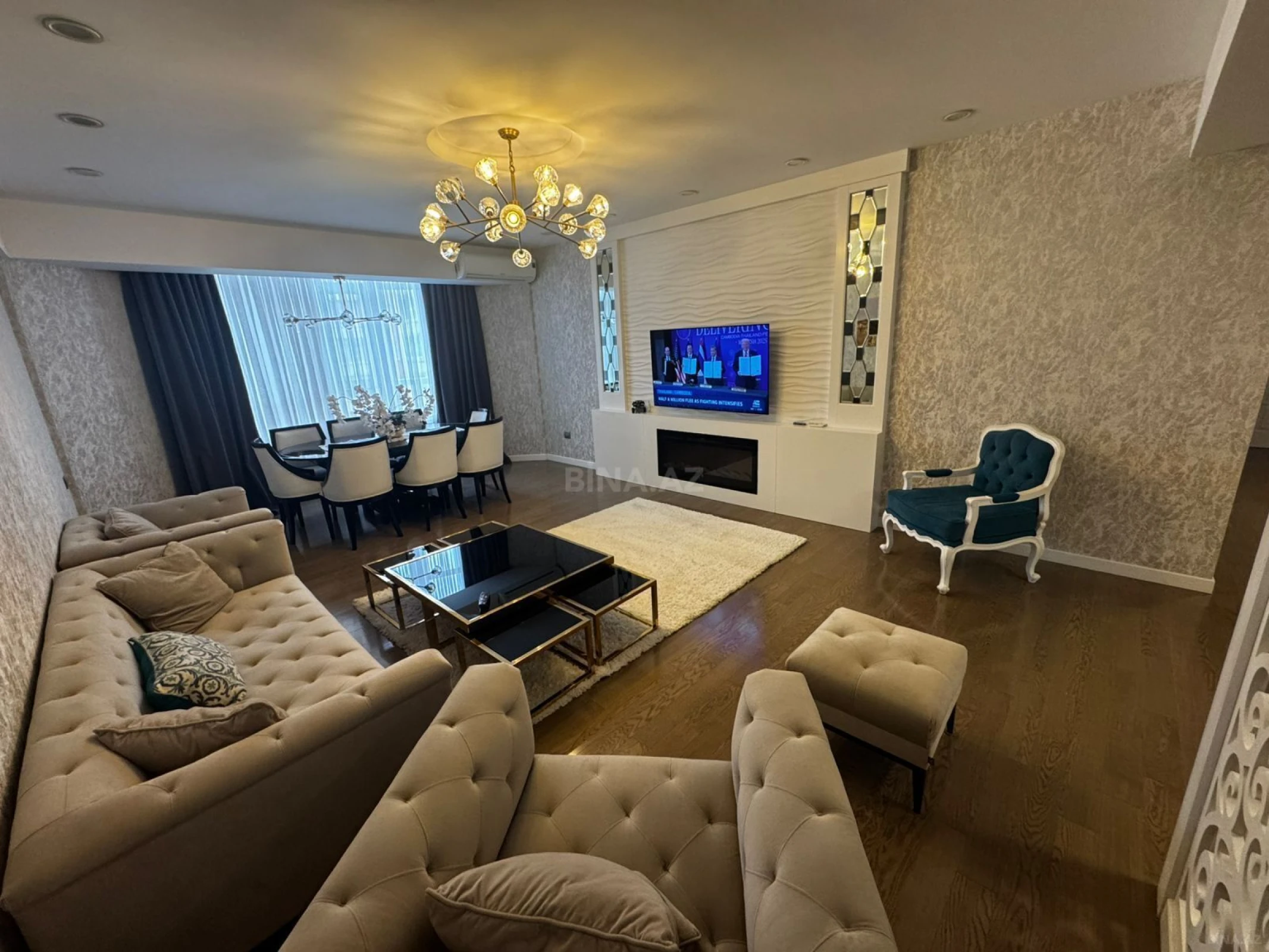 Kirayə verilir 3 otaqlı mənzil 140 m²