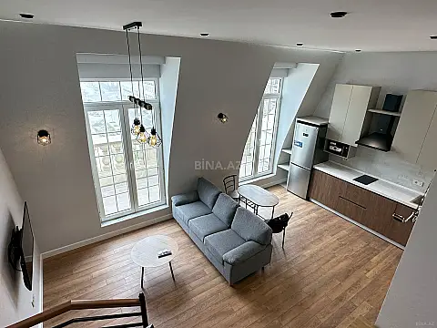 Kirayə verilir 1 otaqlı mənzil 55 m²