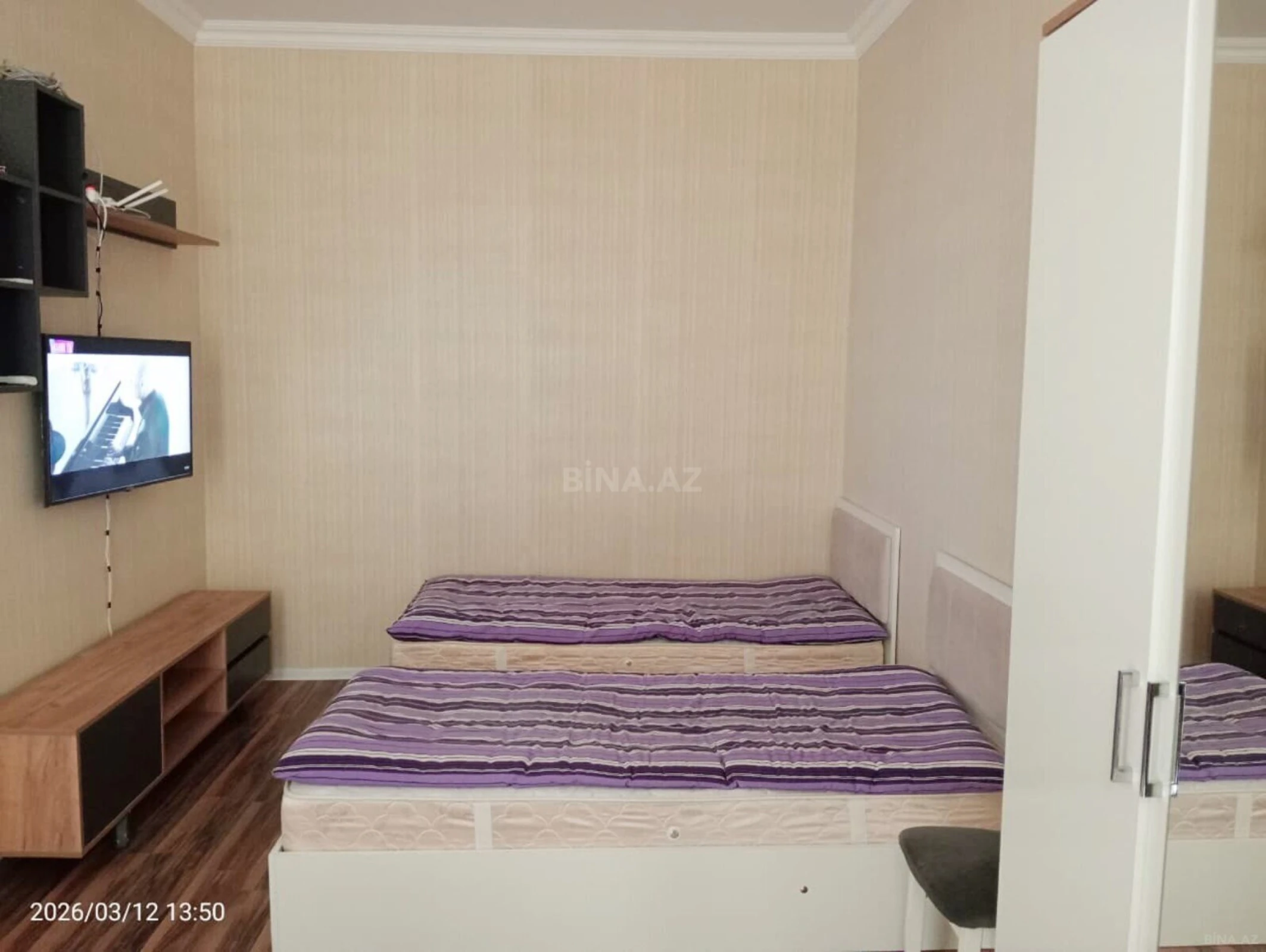 Kirayə verilir 1 otaqlı mənzil 45 m²