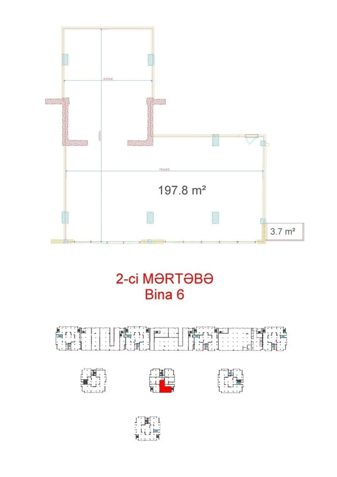 Satılır obyekt 197.8 m²