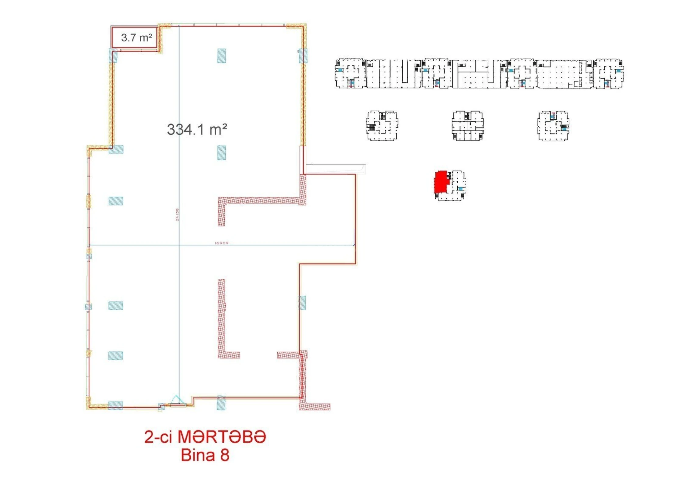 Satılır obyekt 334.1 m²