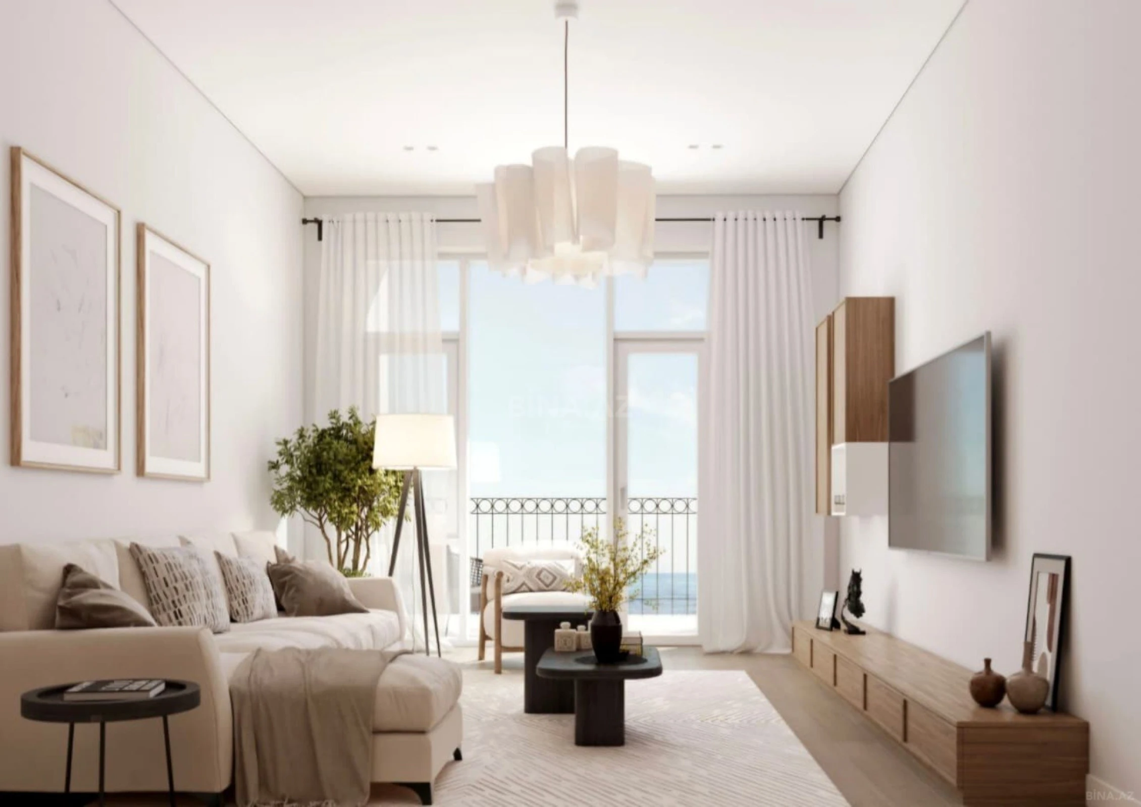 Satılır 2 otaqlı mənzil 76.4 m²