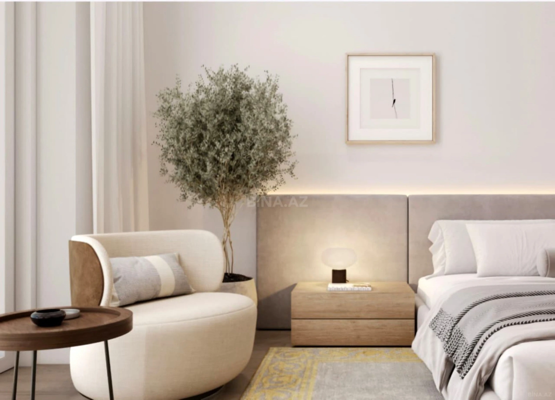 Satılır 3 otaqlı mənzil 114.9 m²