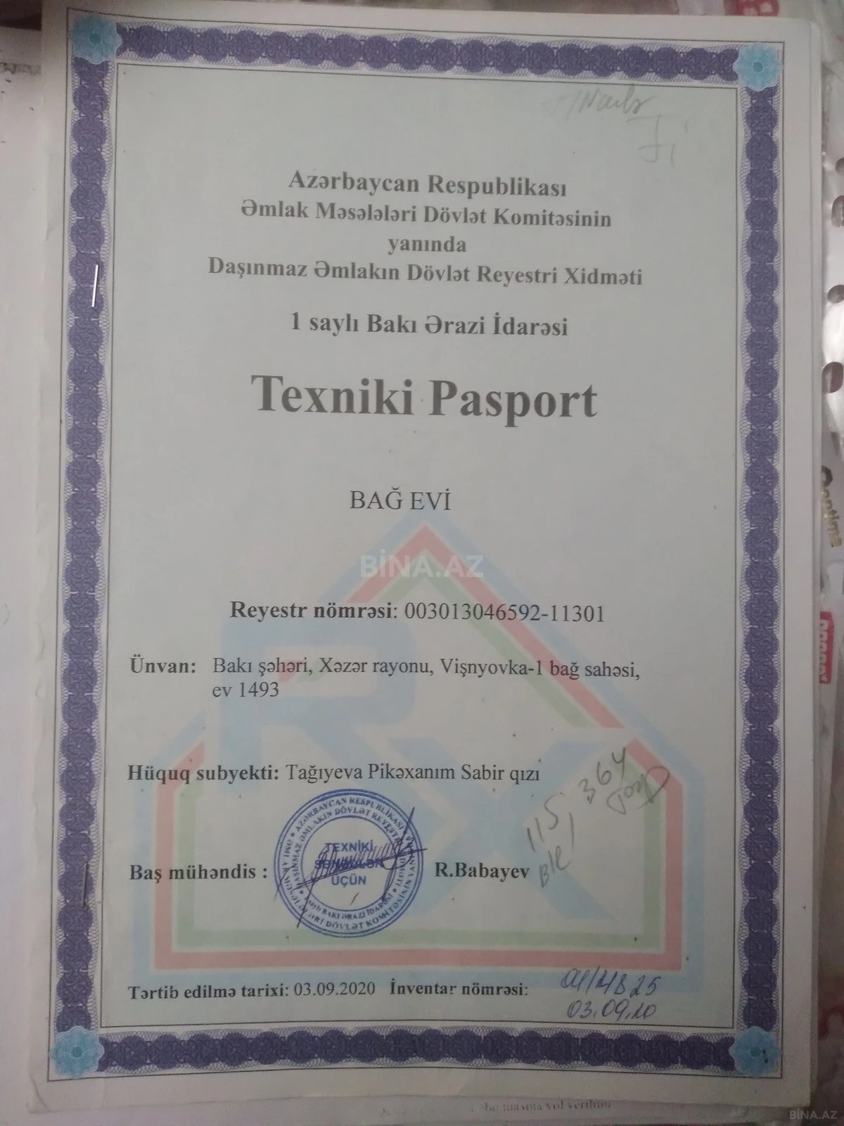 Satılır 3 otaqlı həyət evi 60 m²