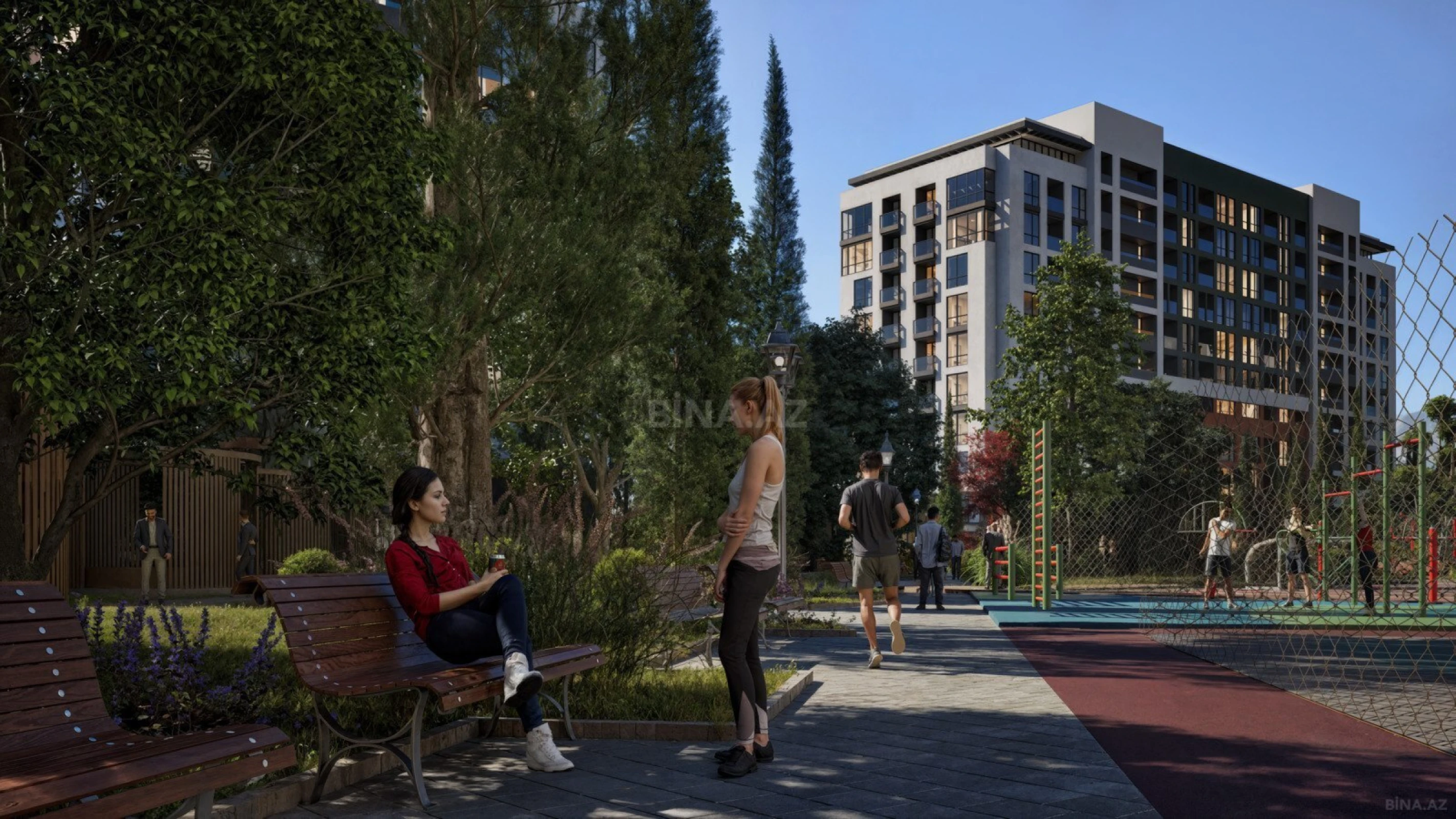 Satılır 1 otaqlı mənzil 54 m²