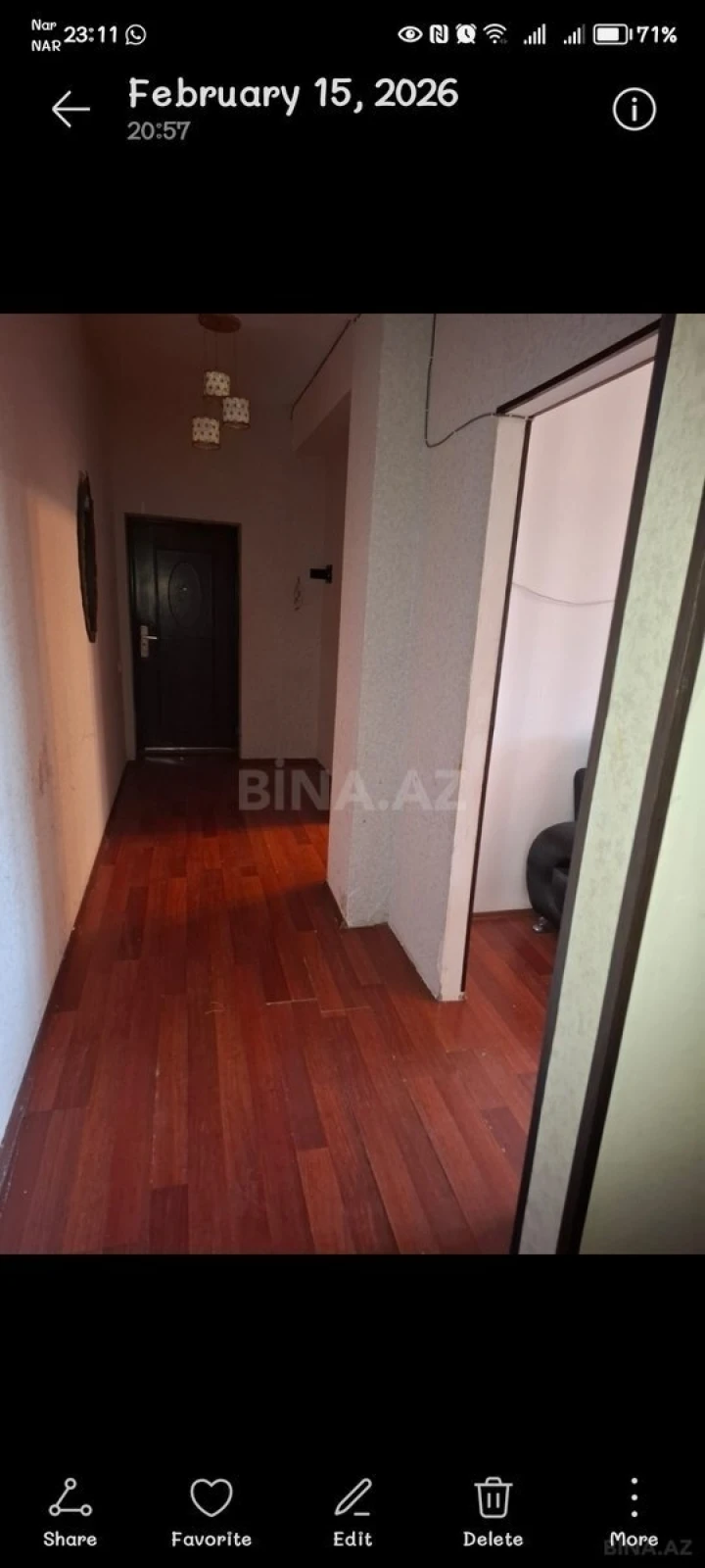 Satılır 2 otaqlı mənzil 65 m²