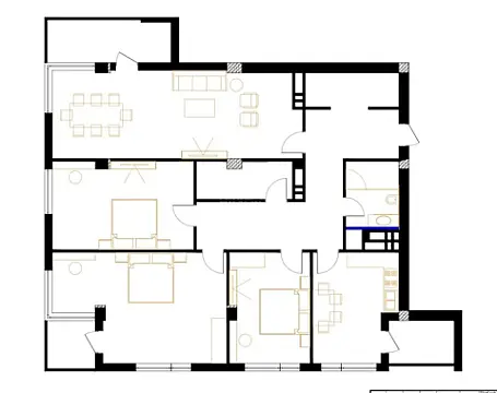 Satılır 4 otaqlı mənzil 165 m²