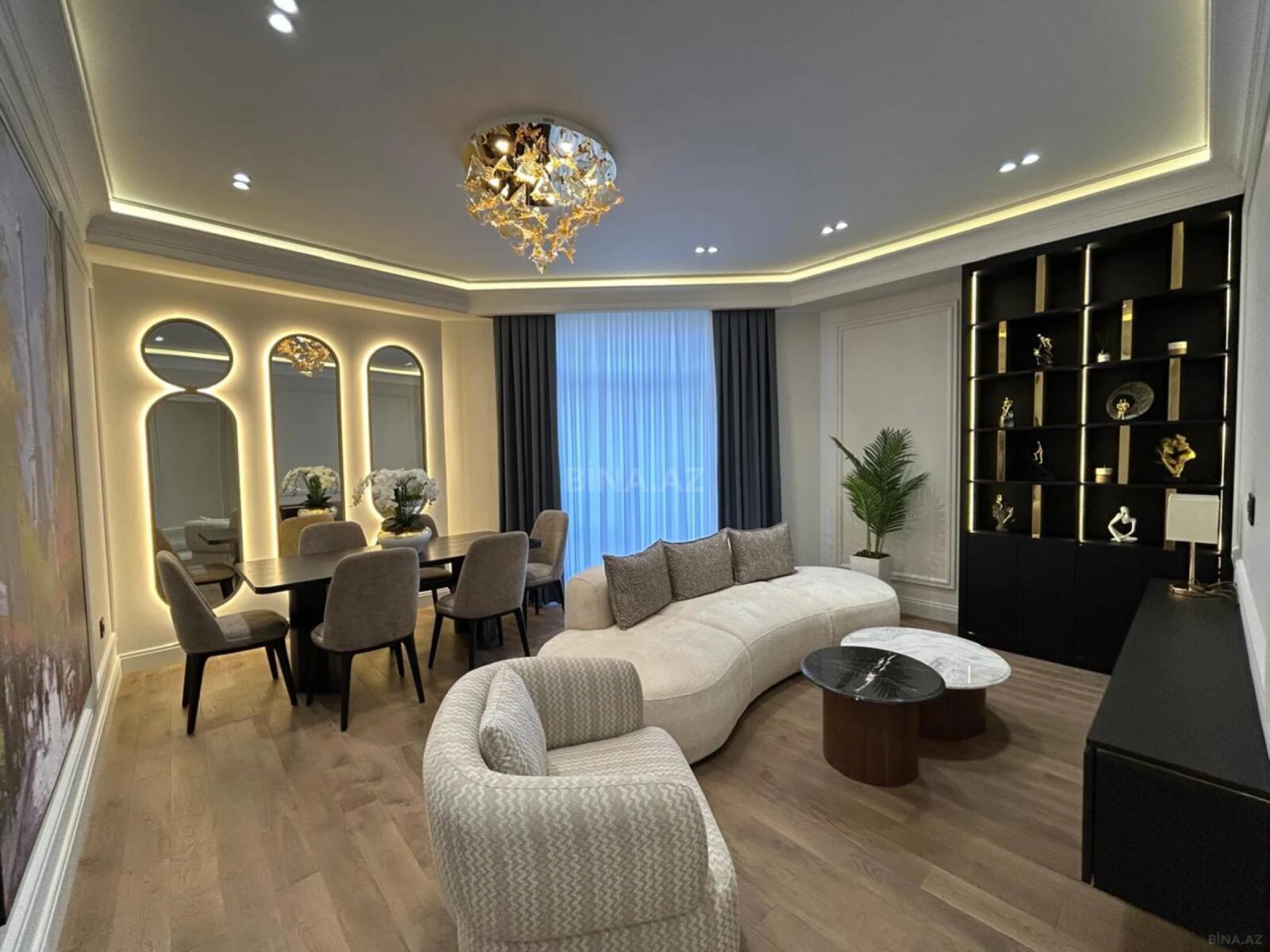 Satılır 3 otaqlı mənzil 124 m²