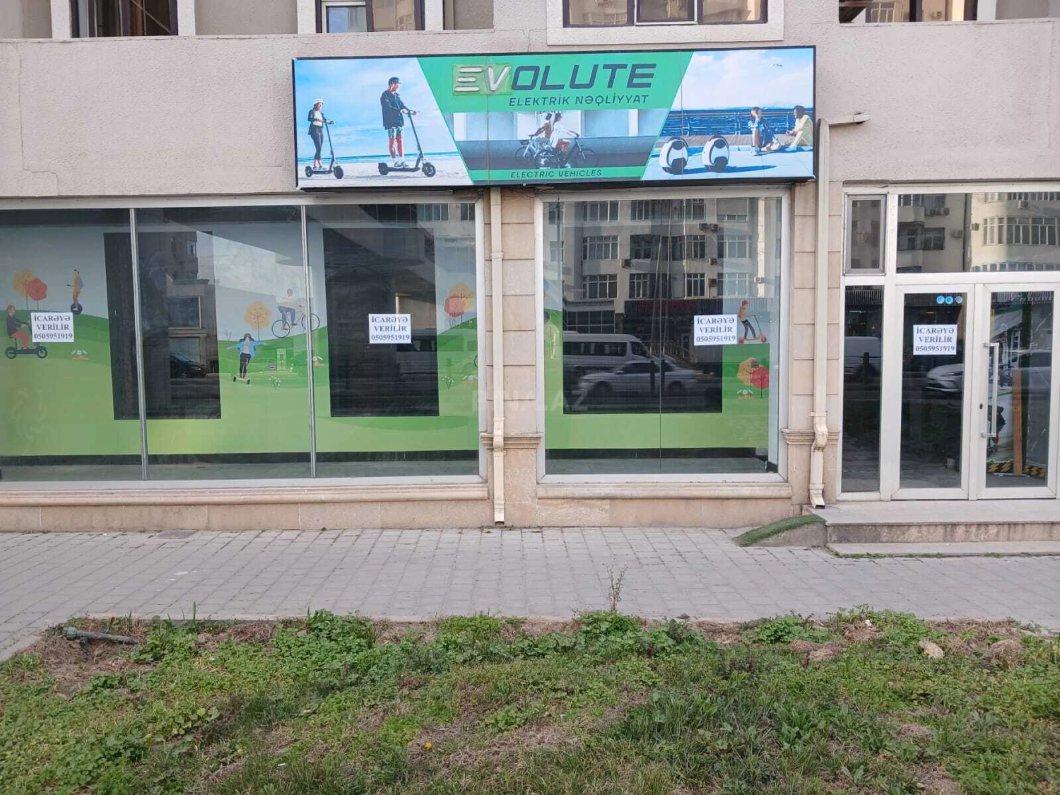 Kirayə verilir obyekt 250 m²