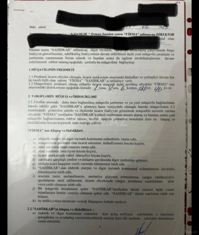 Satılır obyekt 40 m²