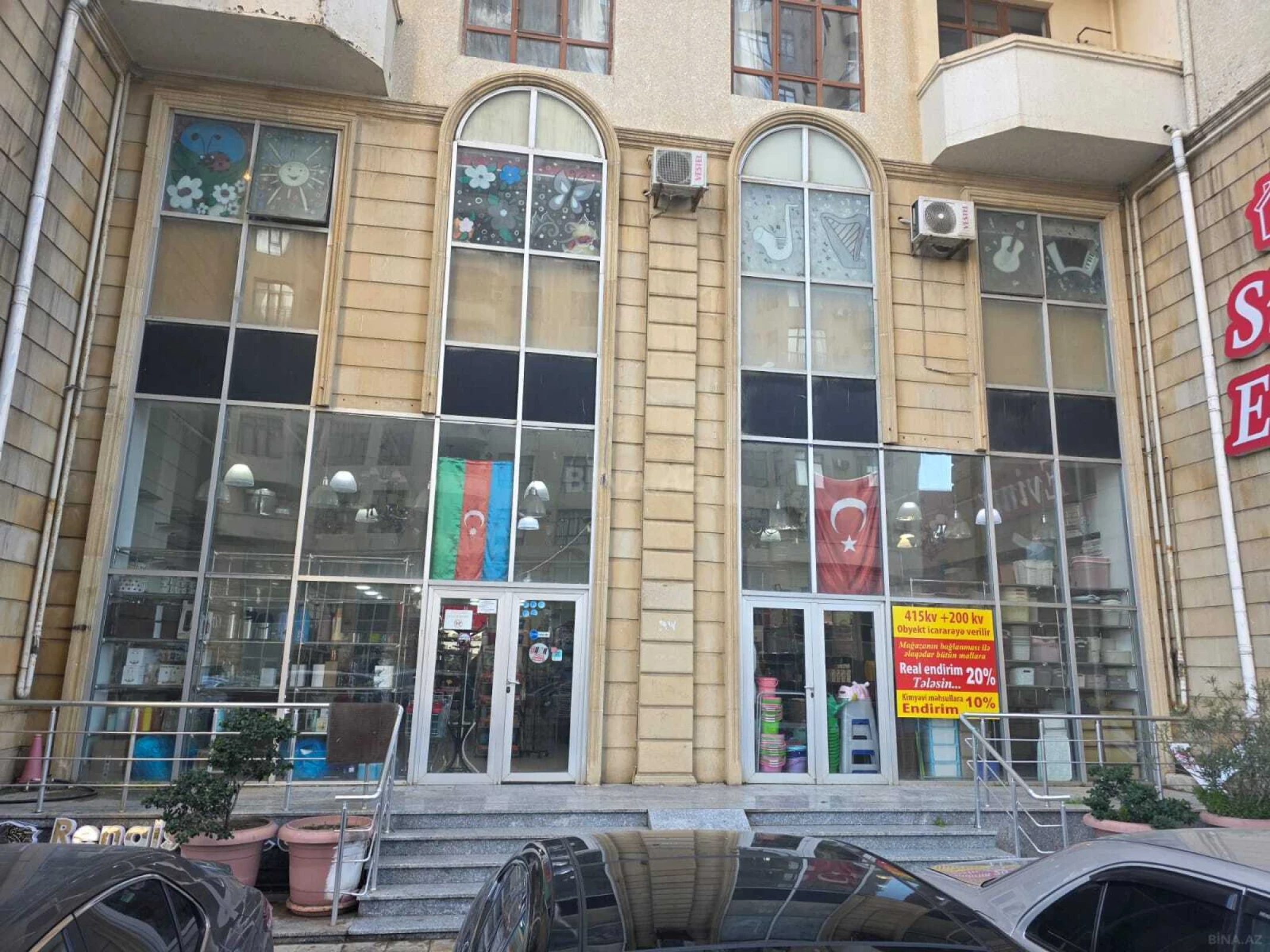 Kirayə verilir obyekt 415 m²