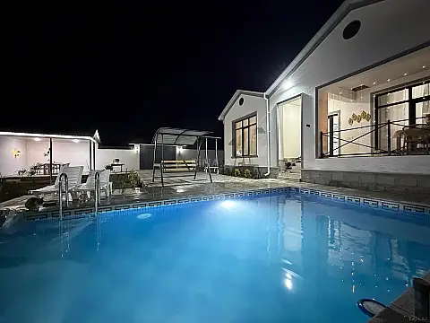 Kirayə verilir 4 otaqlı həyət evi 130 m² — Qəbələ 4 otaq 130.00 m²