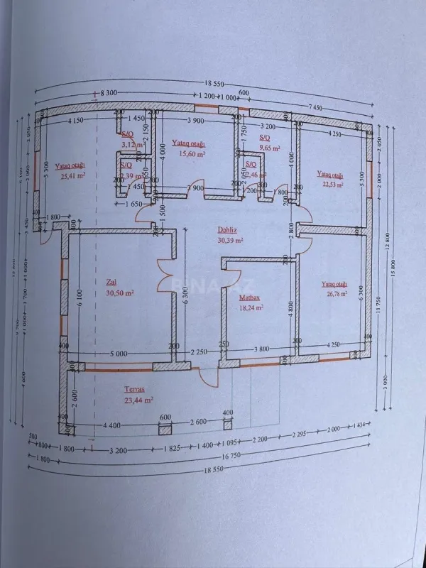 Satılır 5 otaqlı həyət evi 190 m²