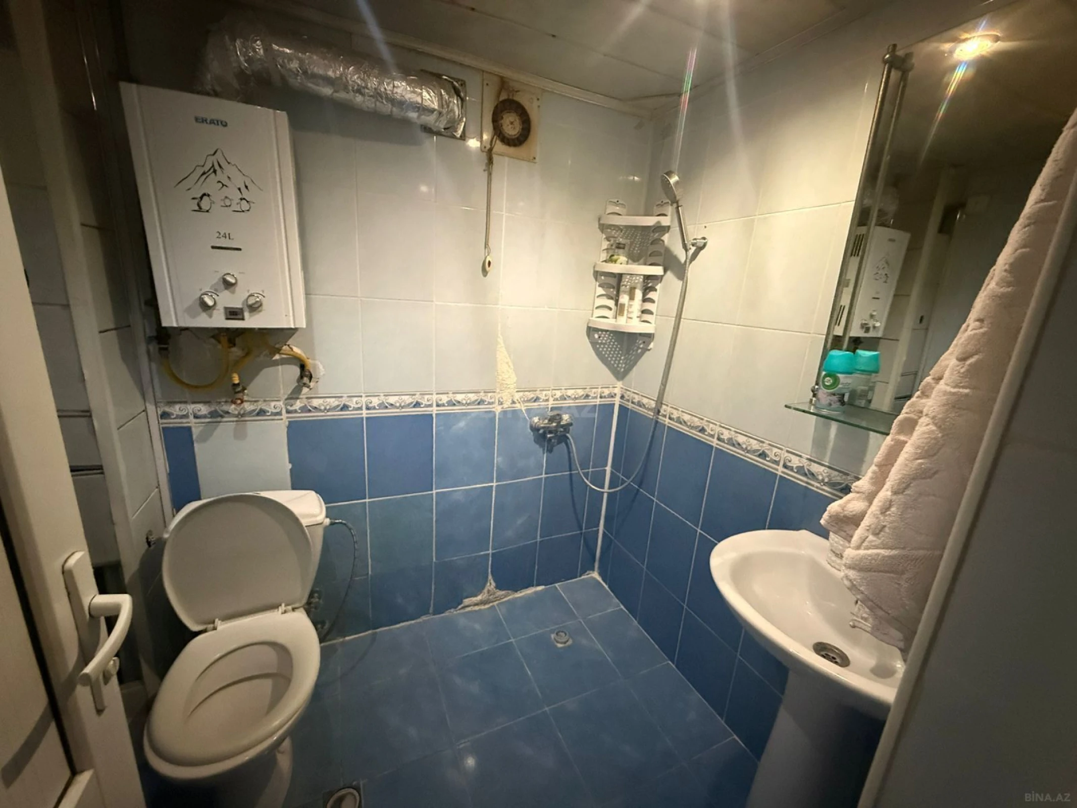 Kirayə verilir 2 otaqlı mənzil 45 m²