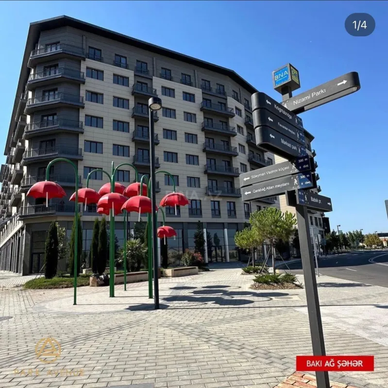 Kirayə verilir 3 otaqlı mənzil 141 m²