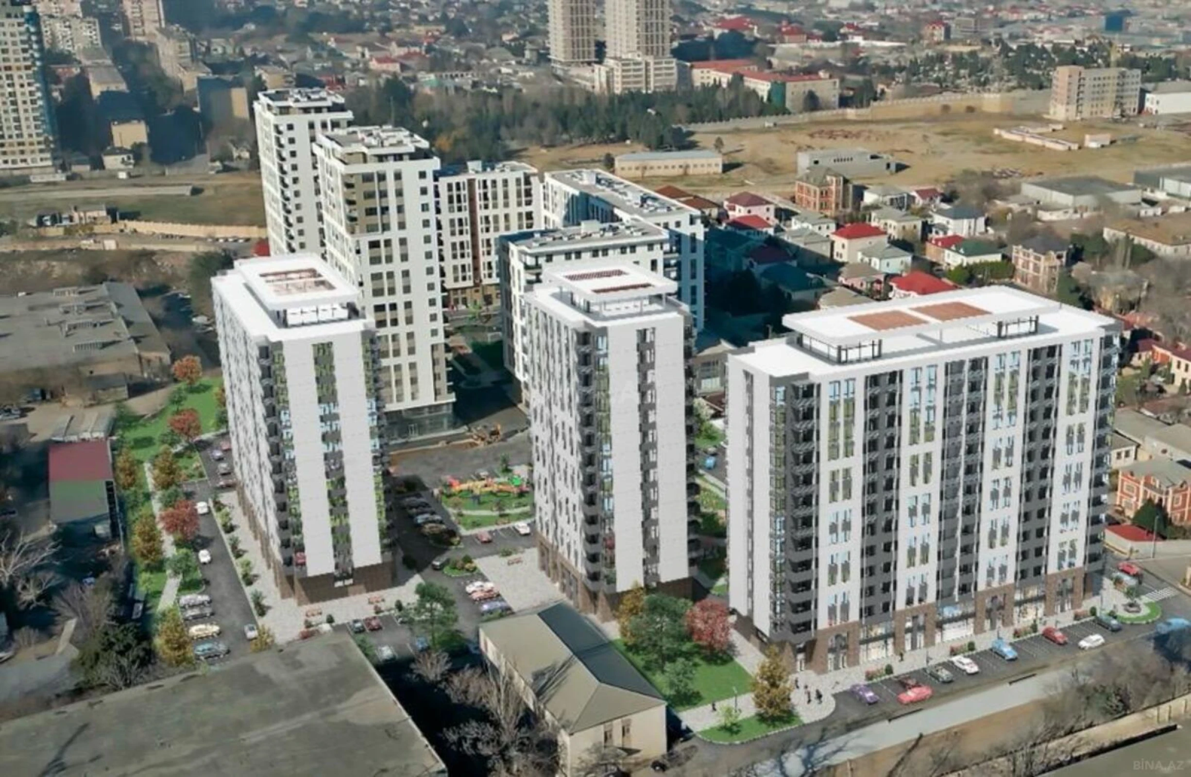 Satılır 1 otaqlı mənzil 57.1 m²