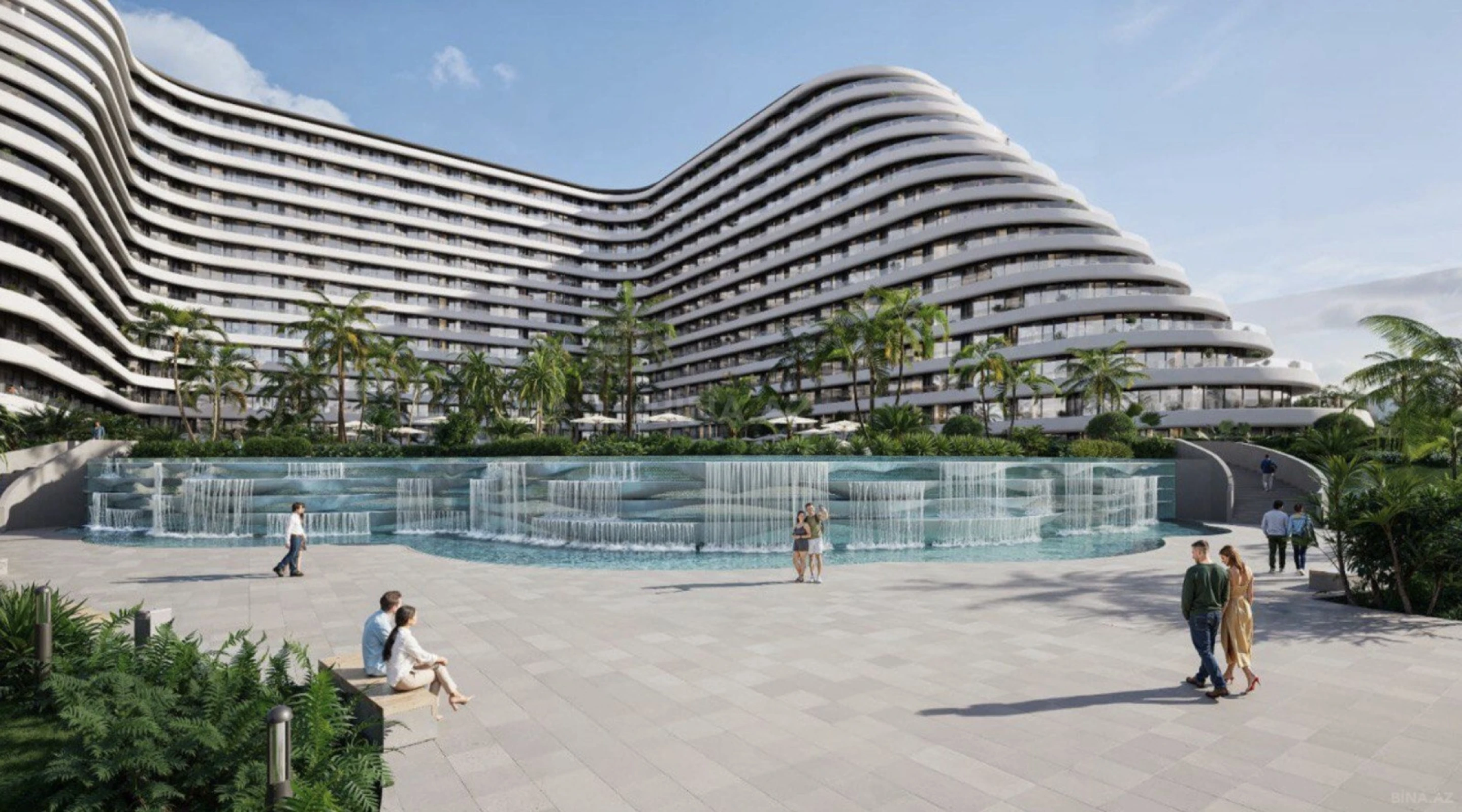 Satılır 1 otaqlı mənzil 42.5 m²