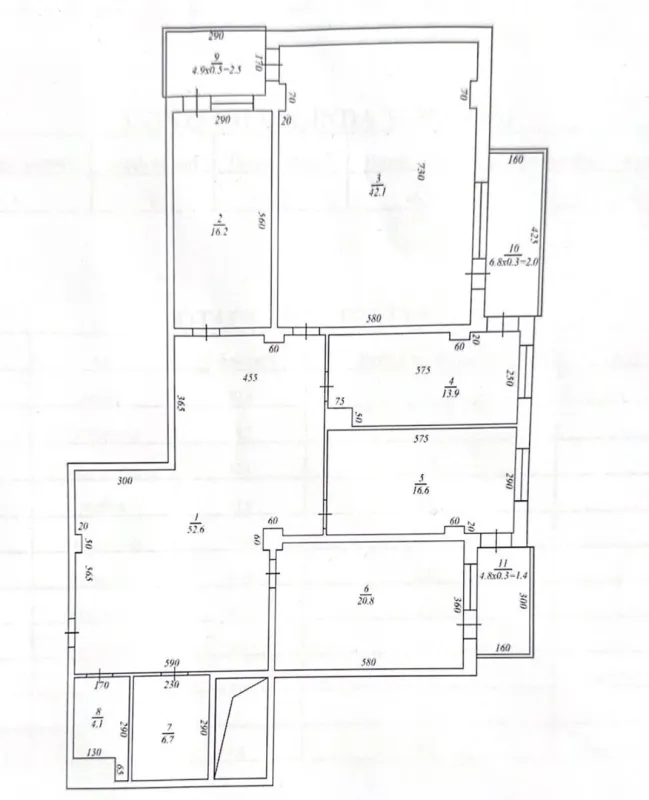 Satılır 4 otaqlı mənzil 190.5 m²