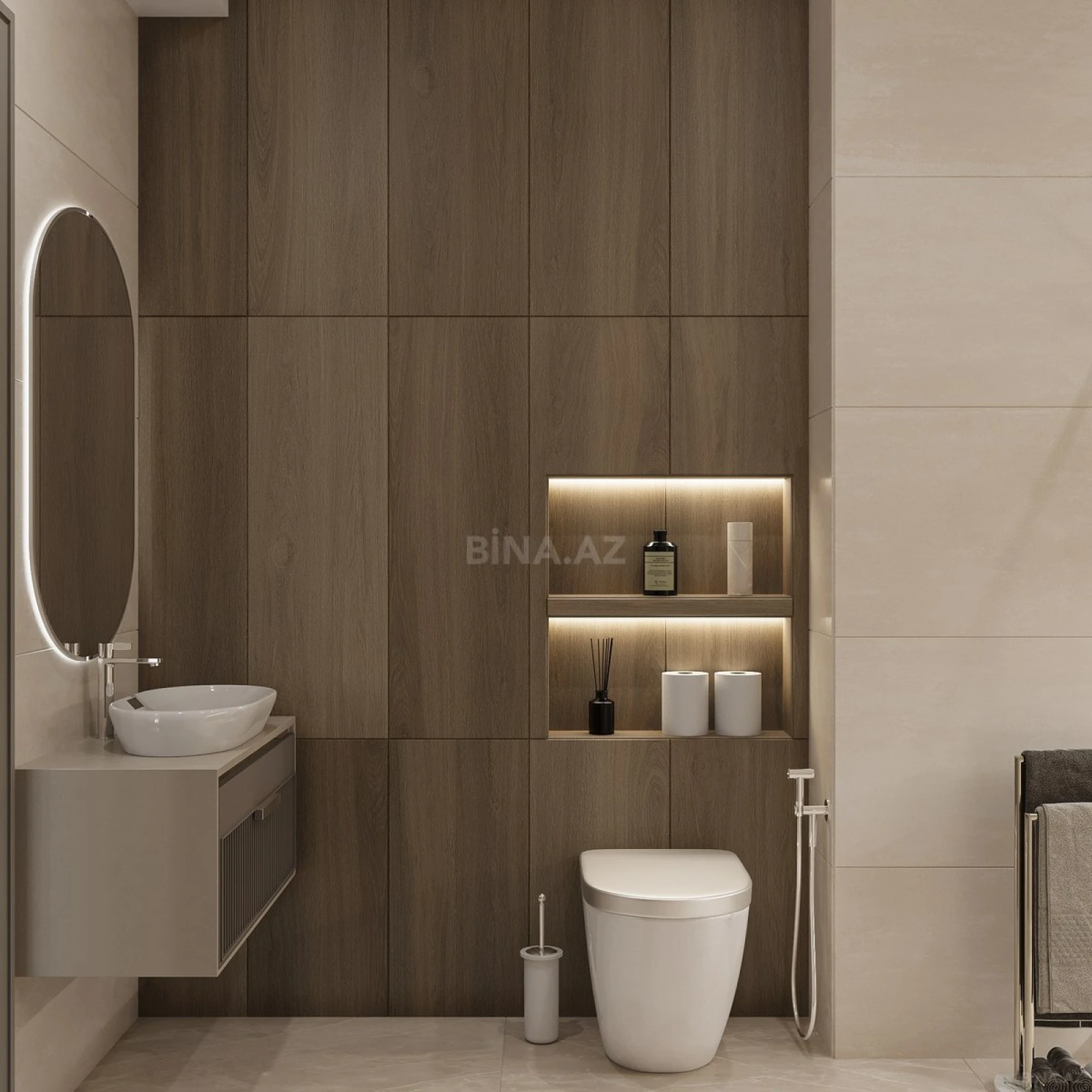 Kirayə verilir 2 otaqlı mənzil 75 m²