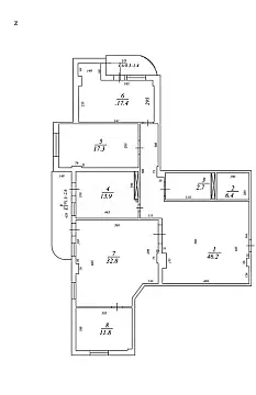 Satılır 4 otaqlı mənzil 180 m²