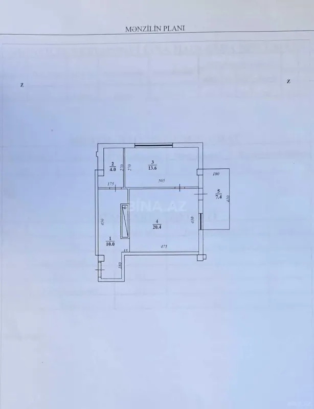 Satılır 2 otaqlı mənzil 62 m²