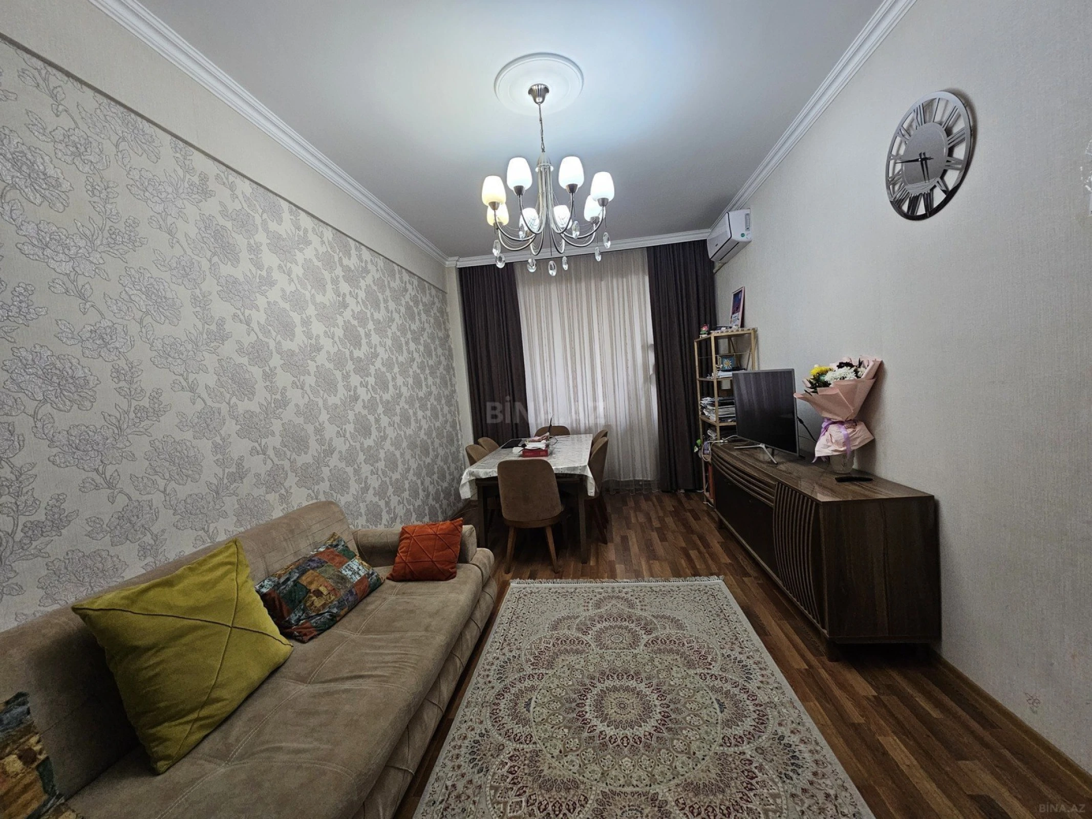 Satılır 2 otaqlı mənzil 58 m²
