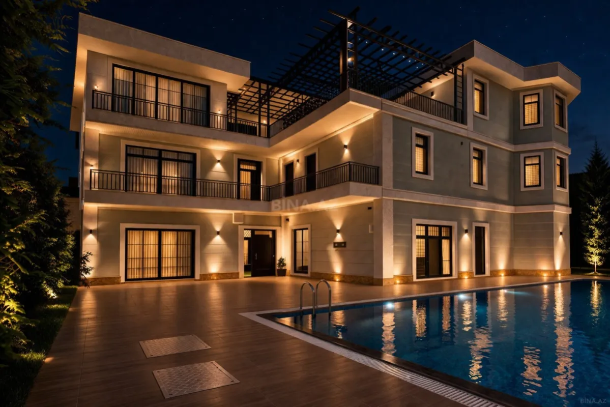 Satılır 9 otaqlı həyət evi 2000 m²