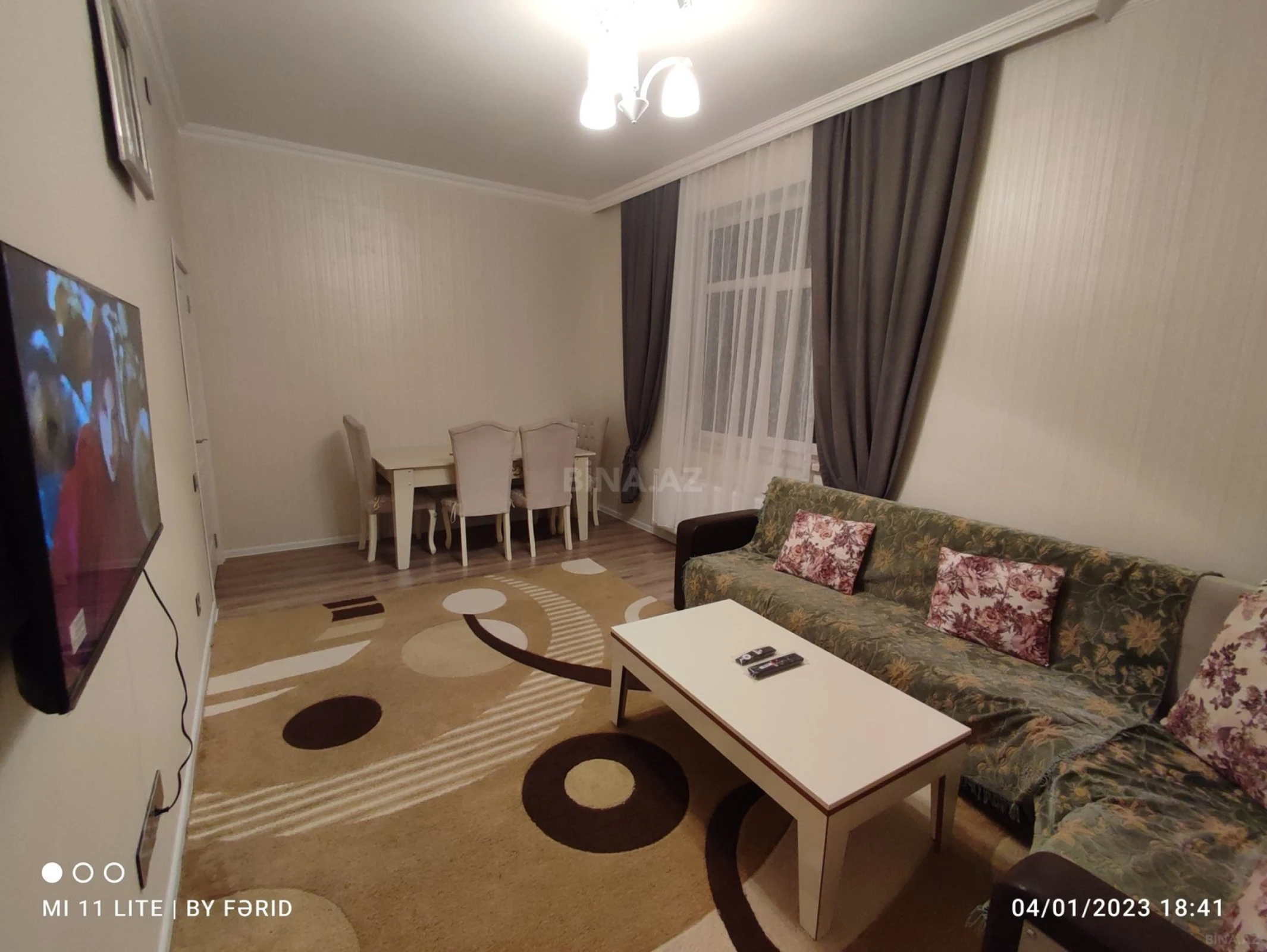 Kirayə verilir 3 otaqlı mənzil 80 m²