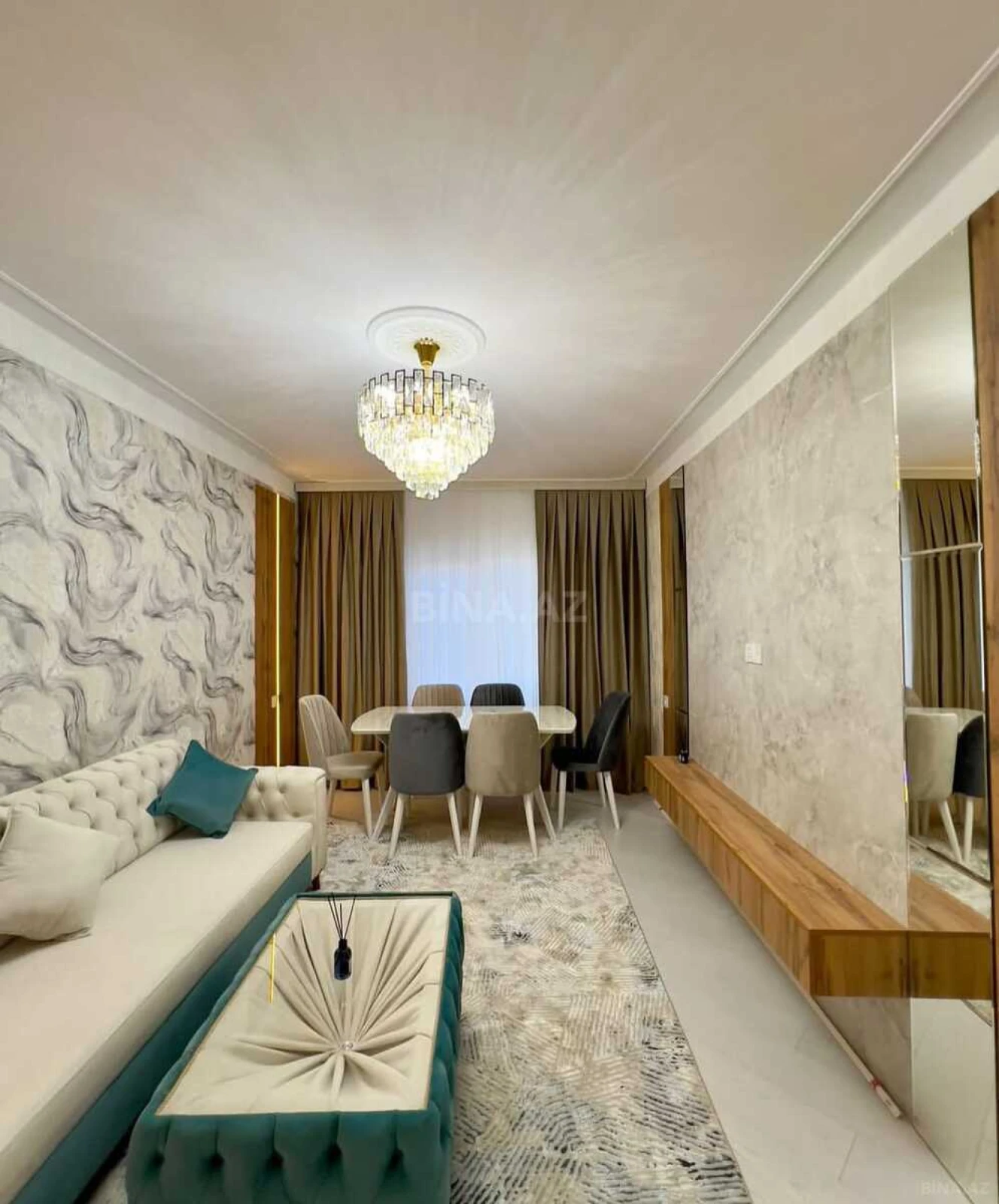 Kirayə verilir 2 otaqlı mənzil 50 m²