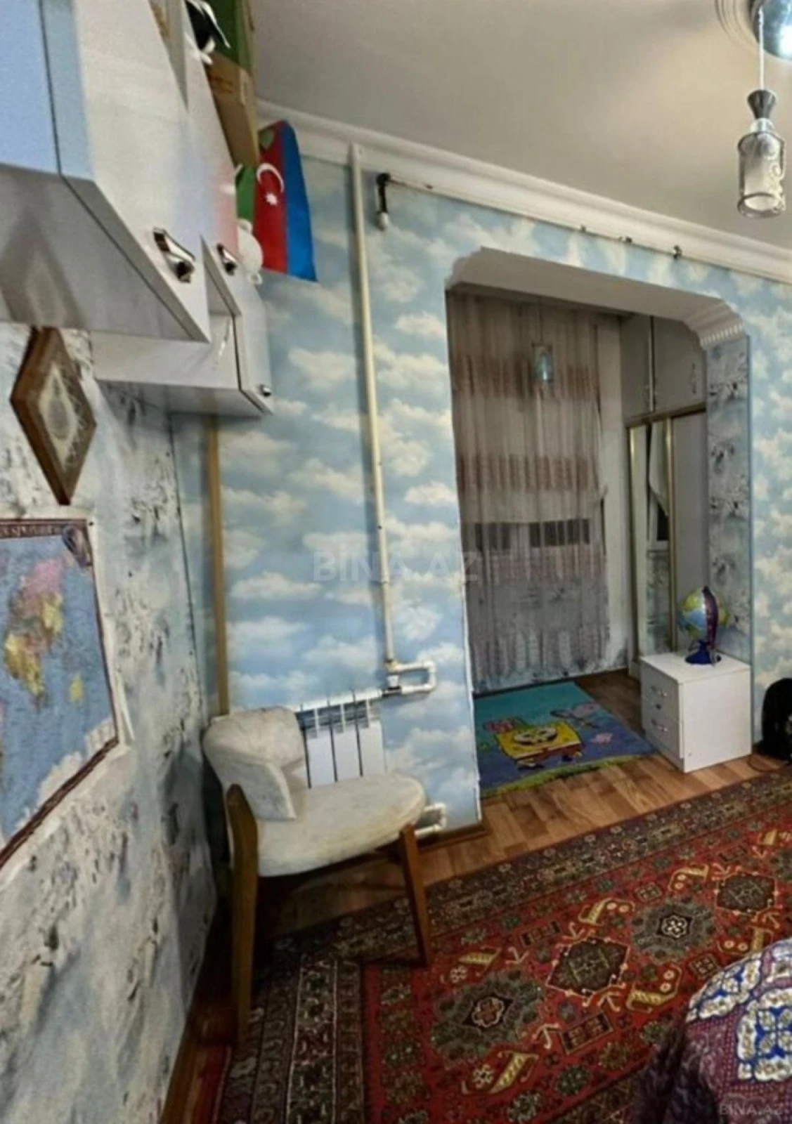 Satılır 4 otaqlı mənzil 120 m²