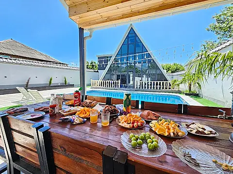 Kirayə verilir 4 otaqlı həyət evi 200 m² — Qəbələ 4 otaq 200.00 m²