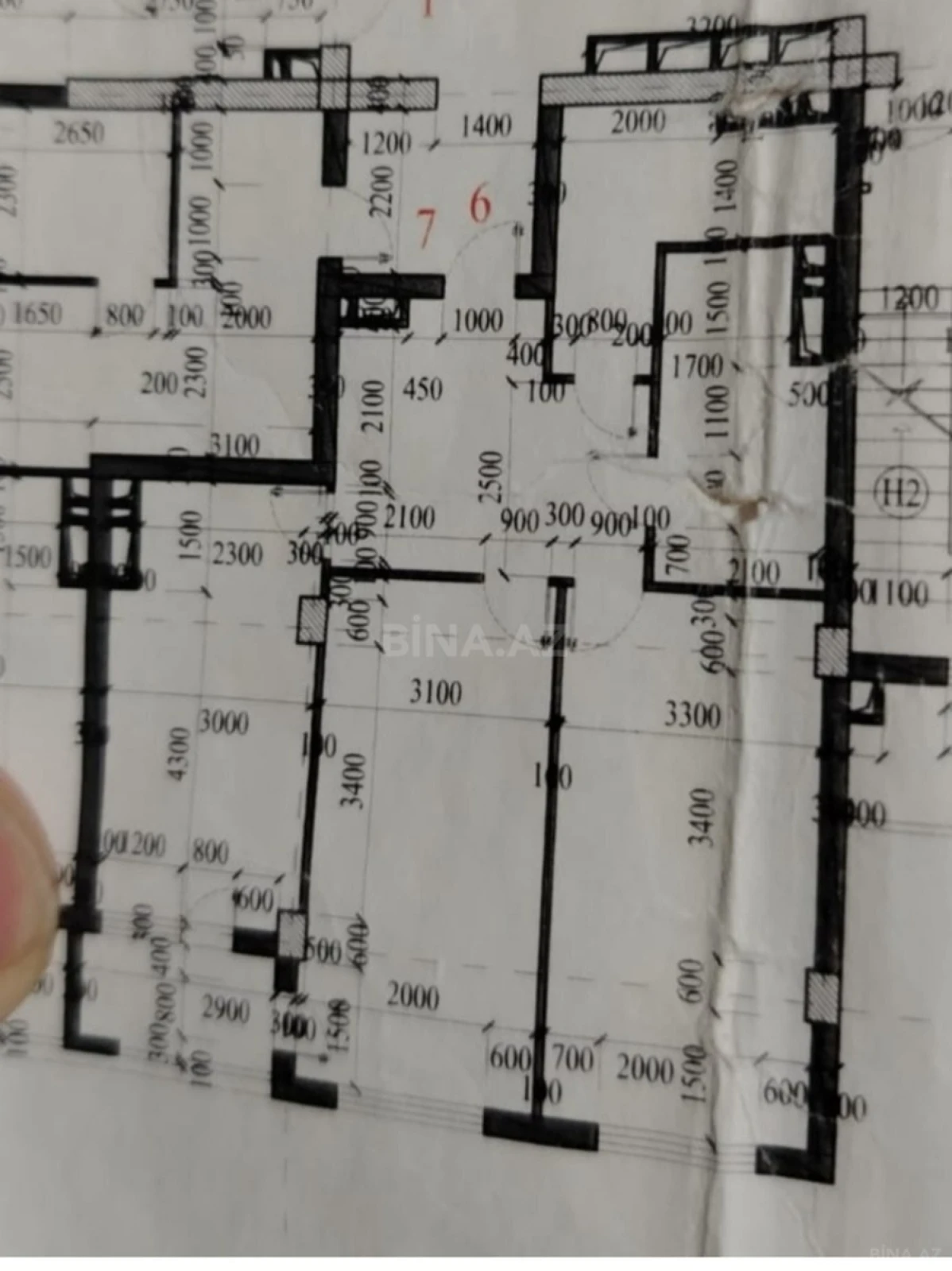 Satılır 3 otaqlı mənzil 91 m²