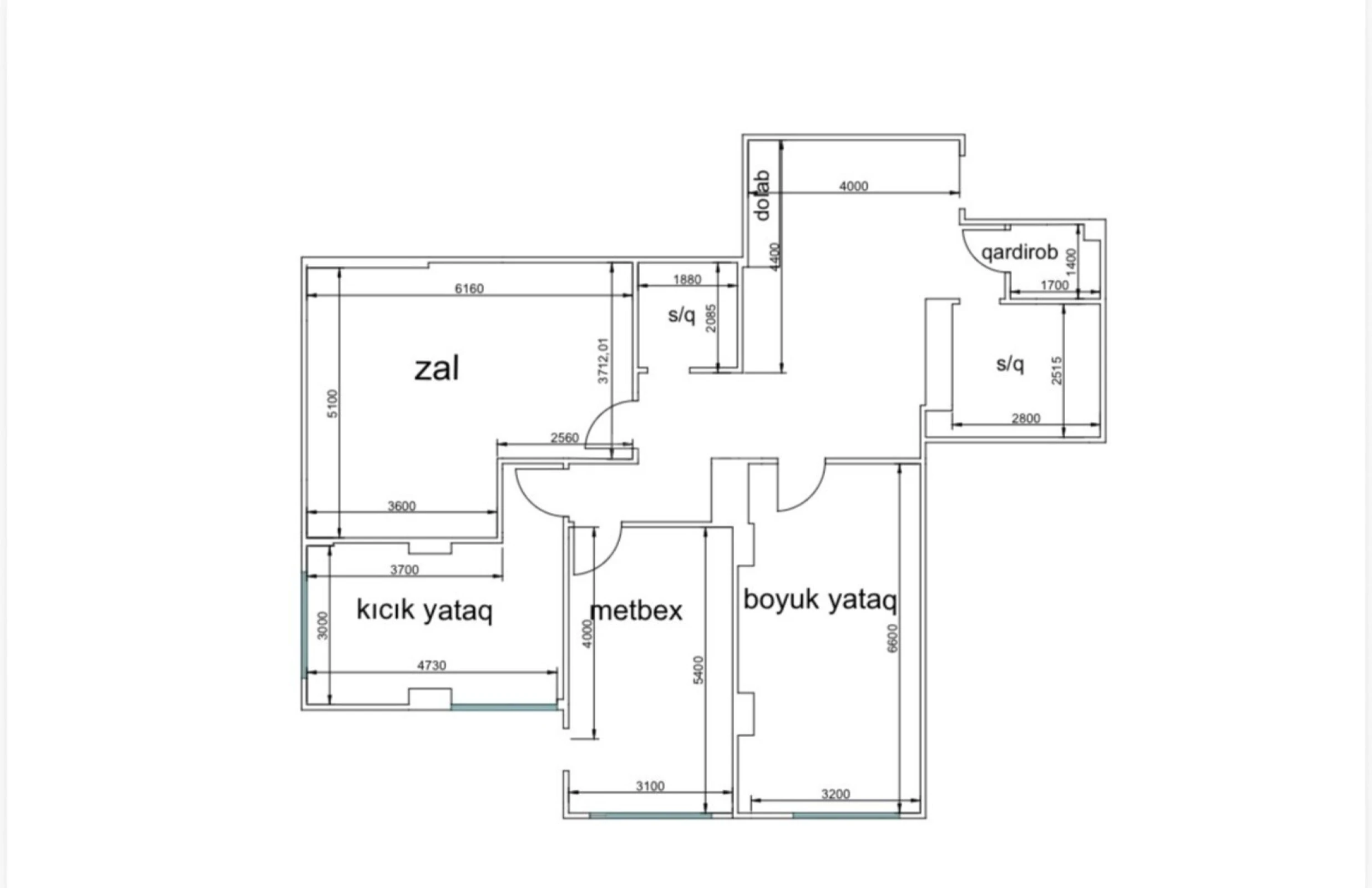 Satılır 3 otaqlı mənzil 136.6 m²