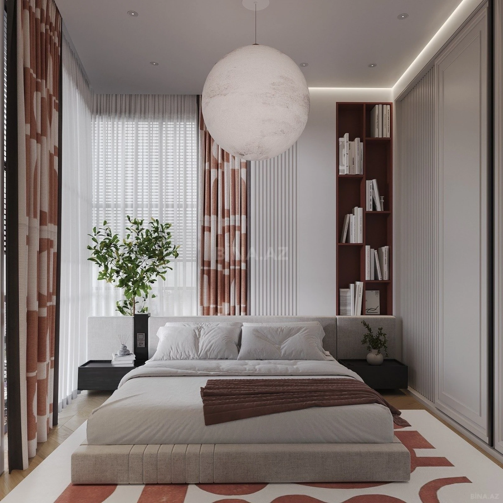 Satılır 4 otaqlı mənzil 200 m²