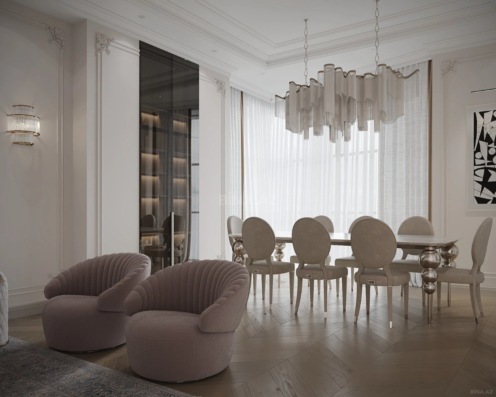 Satılır 4 otaqlı mənzil 200 m²