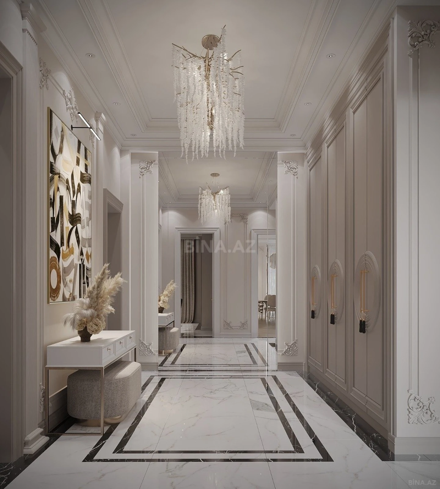 Satılır 4 otaqlı mənzil 200 m²