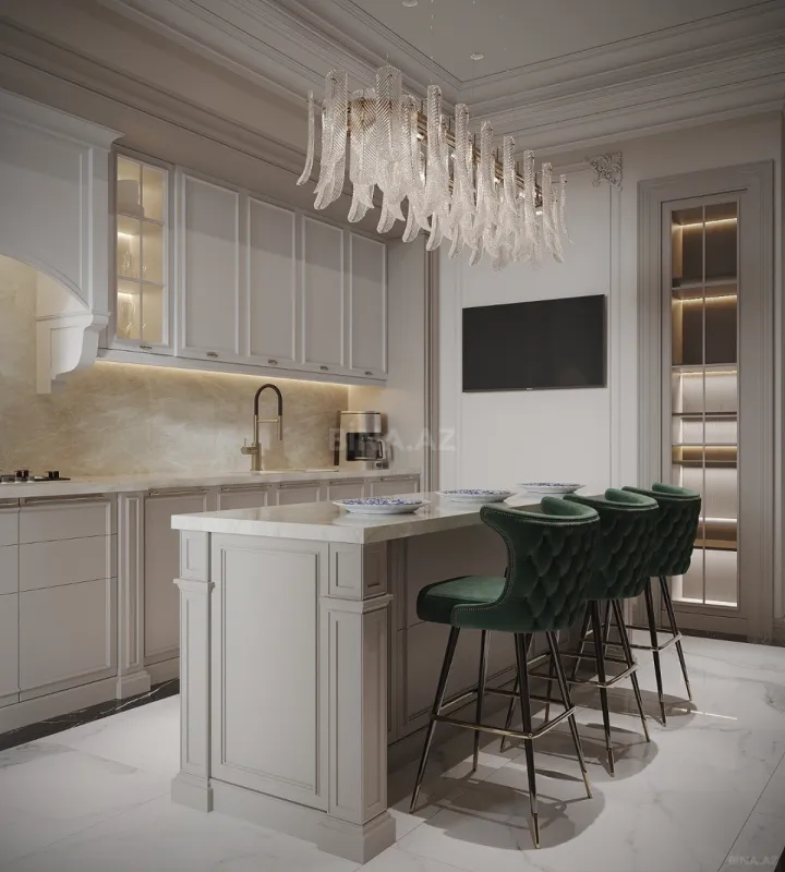 Satılır 4 otaqlı mənzil 200 m²