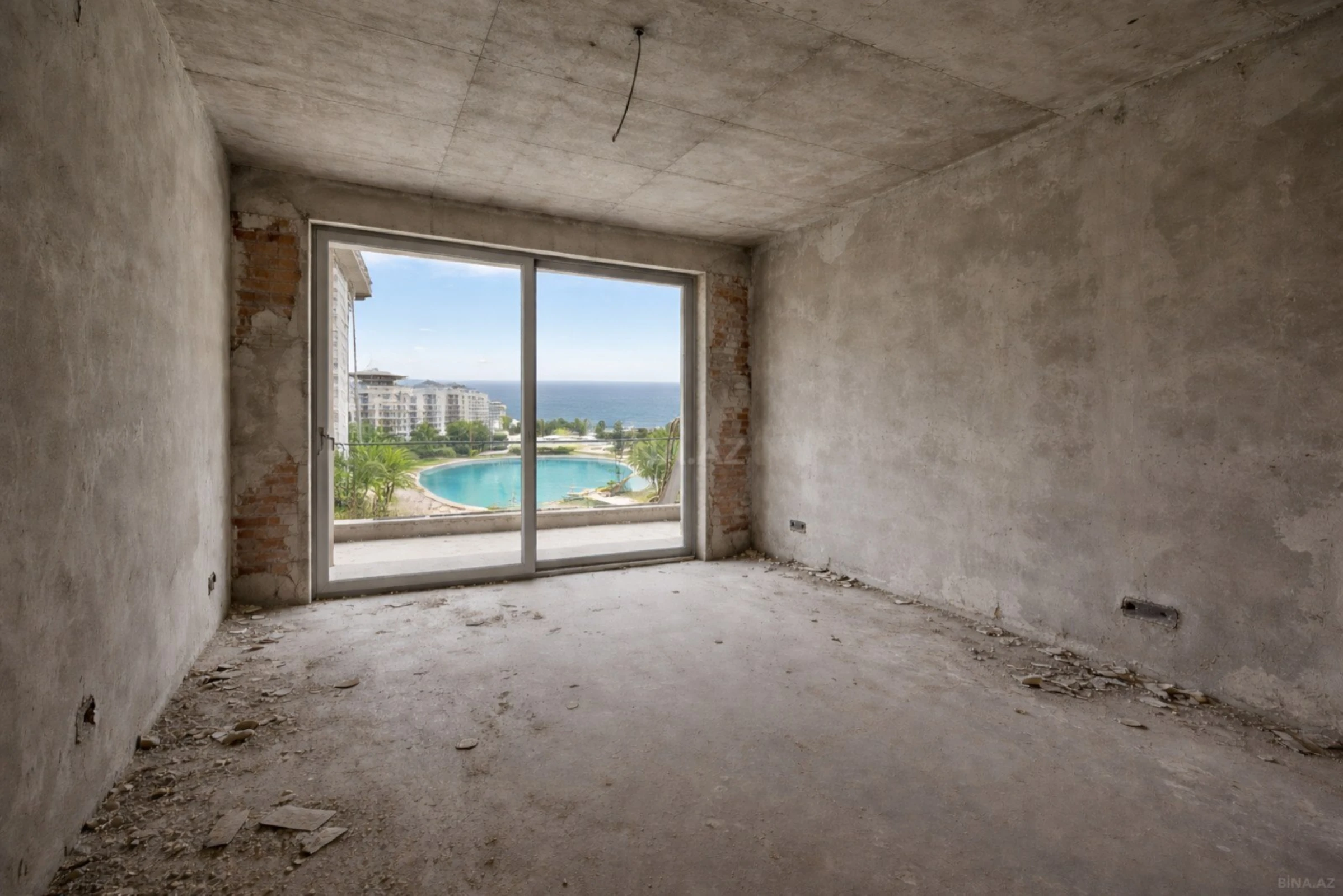 Satılır 1 otaqlı mənzil 44.4 m²