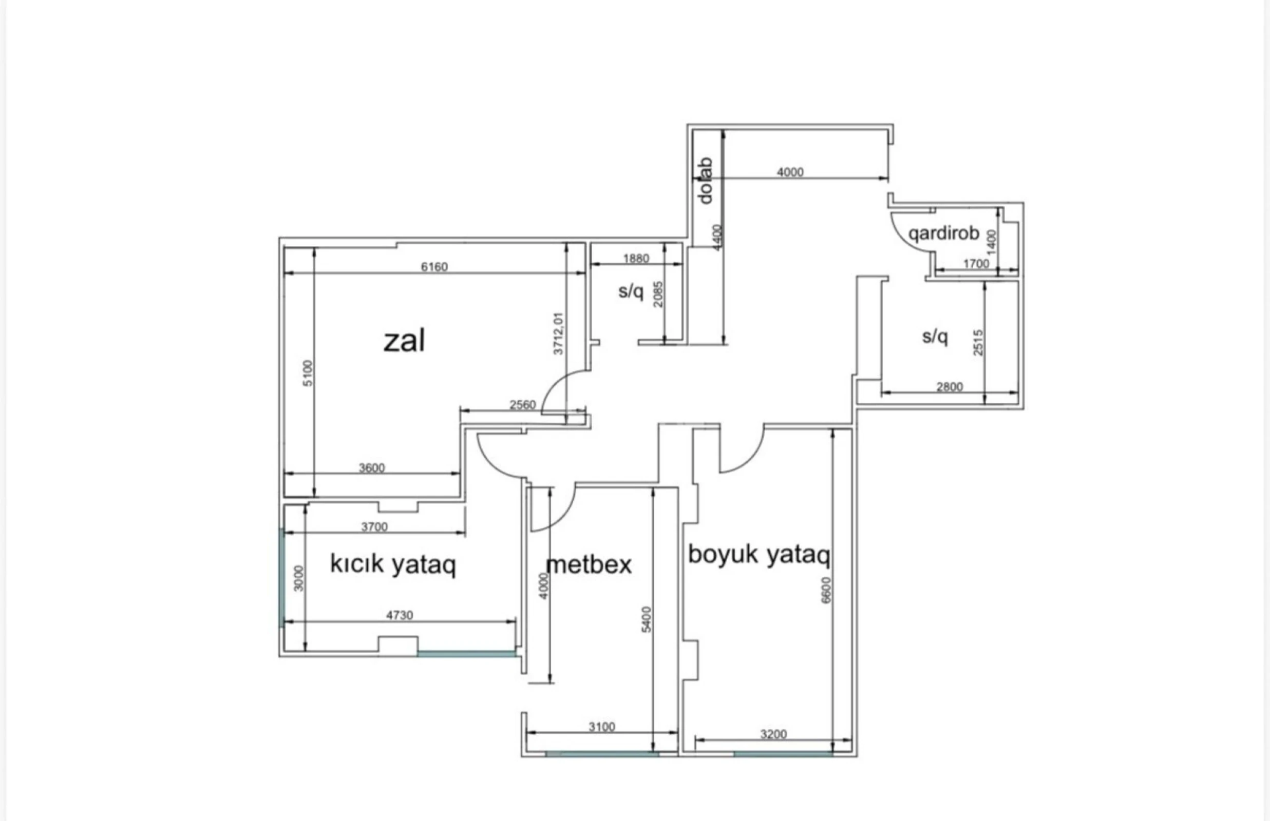 Satılır 3 otaqlı mənzil 137 m²