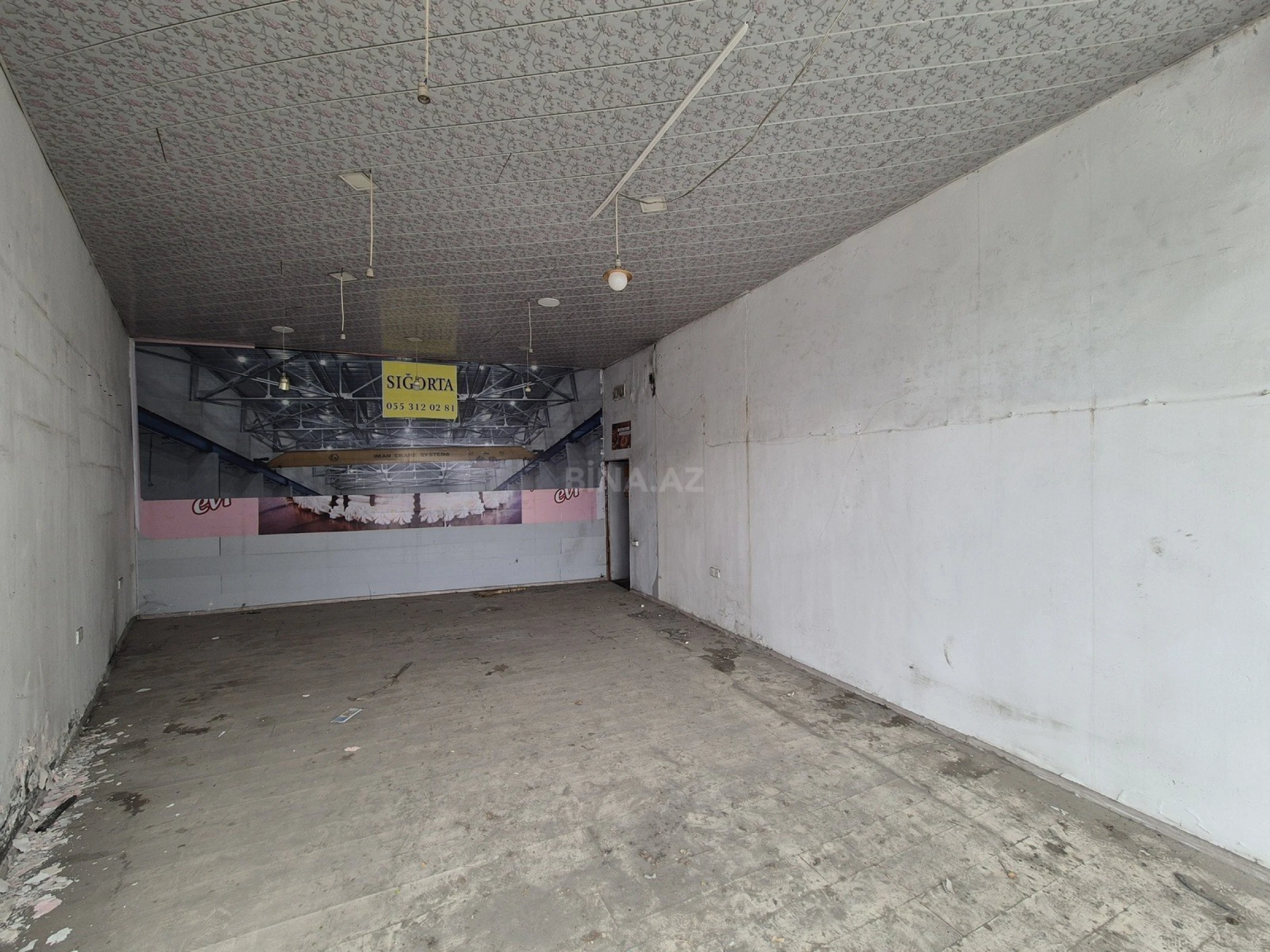 Kirayə verilir obyekt 80 m²