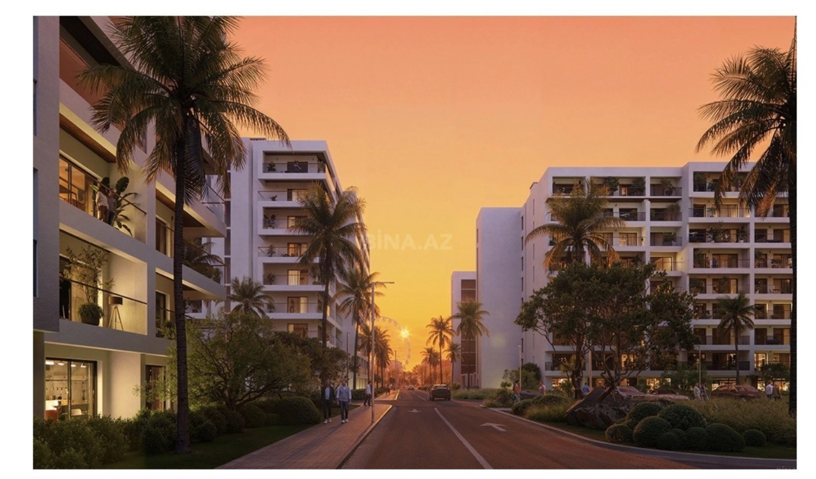 Satılır 1 otaqlı mənzil 57 m²