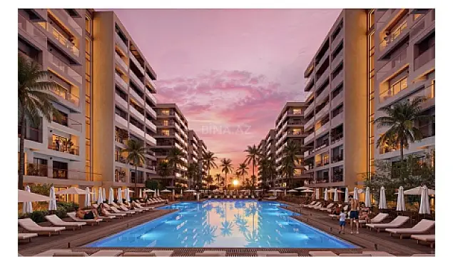 Satılır 1 otaqlı mənzil 57 m²