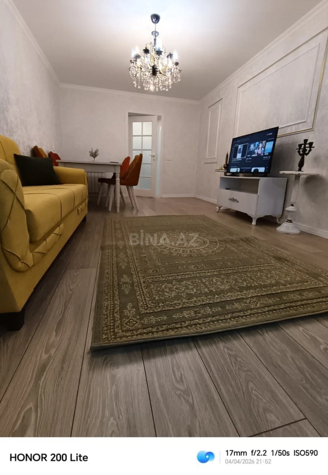 Kirayə verilir 3 otaqlı mənzil 90 m²