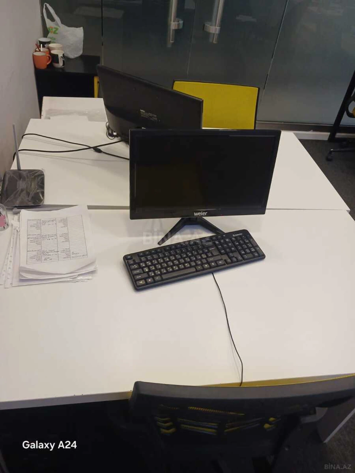 Kirayə verilir 1 otaqlı ofis 17 m²