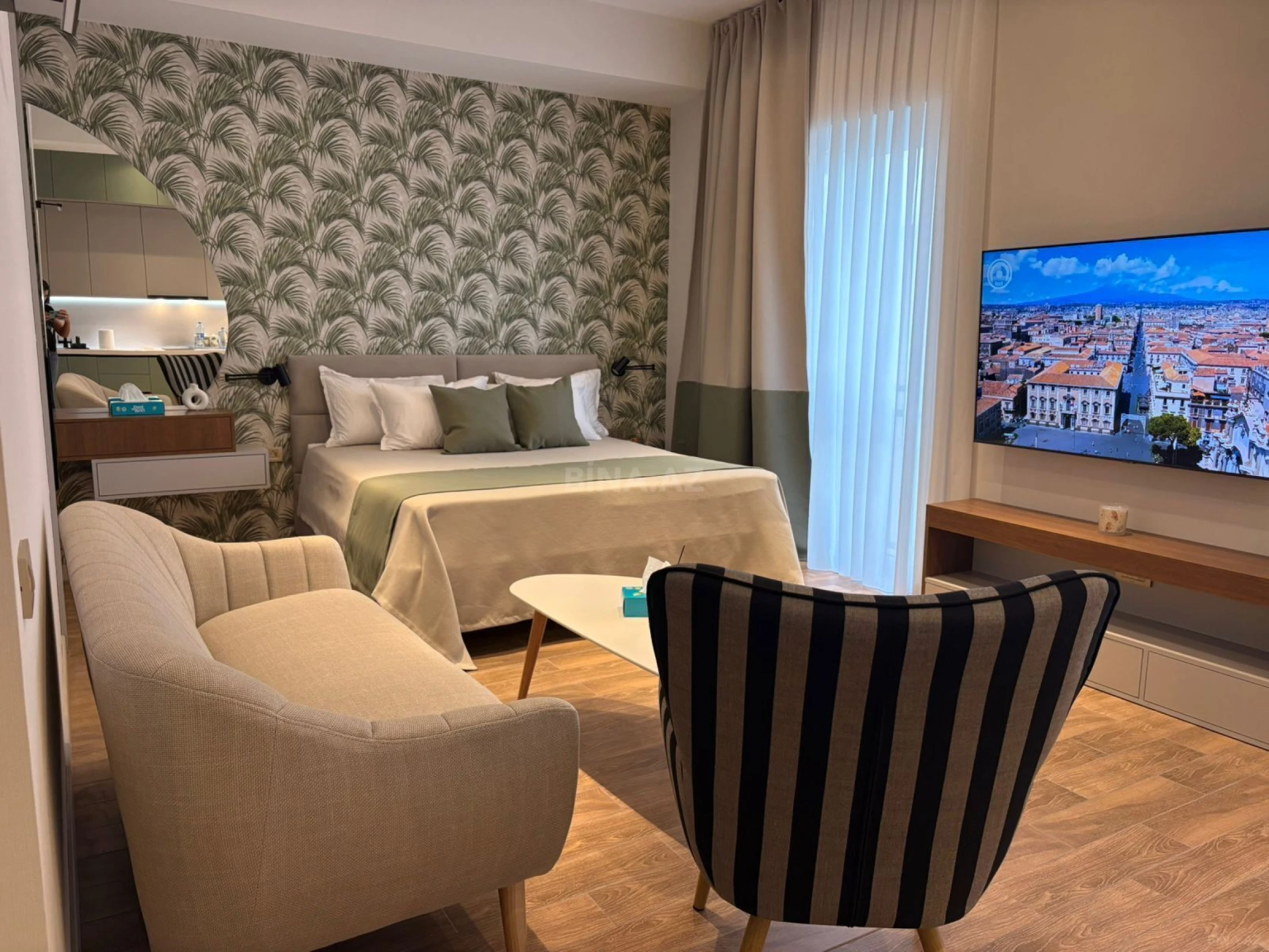 Kirayə verilir 1 otaqlı mənzil 50 m²