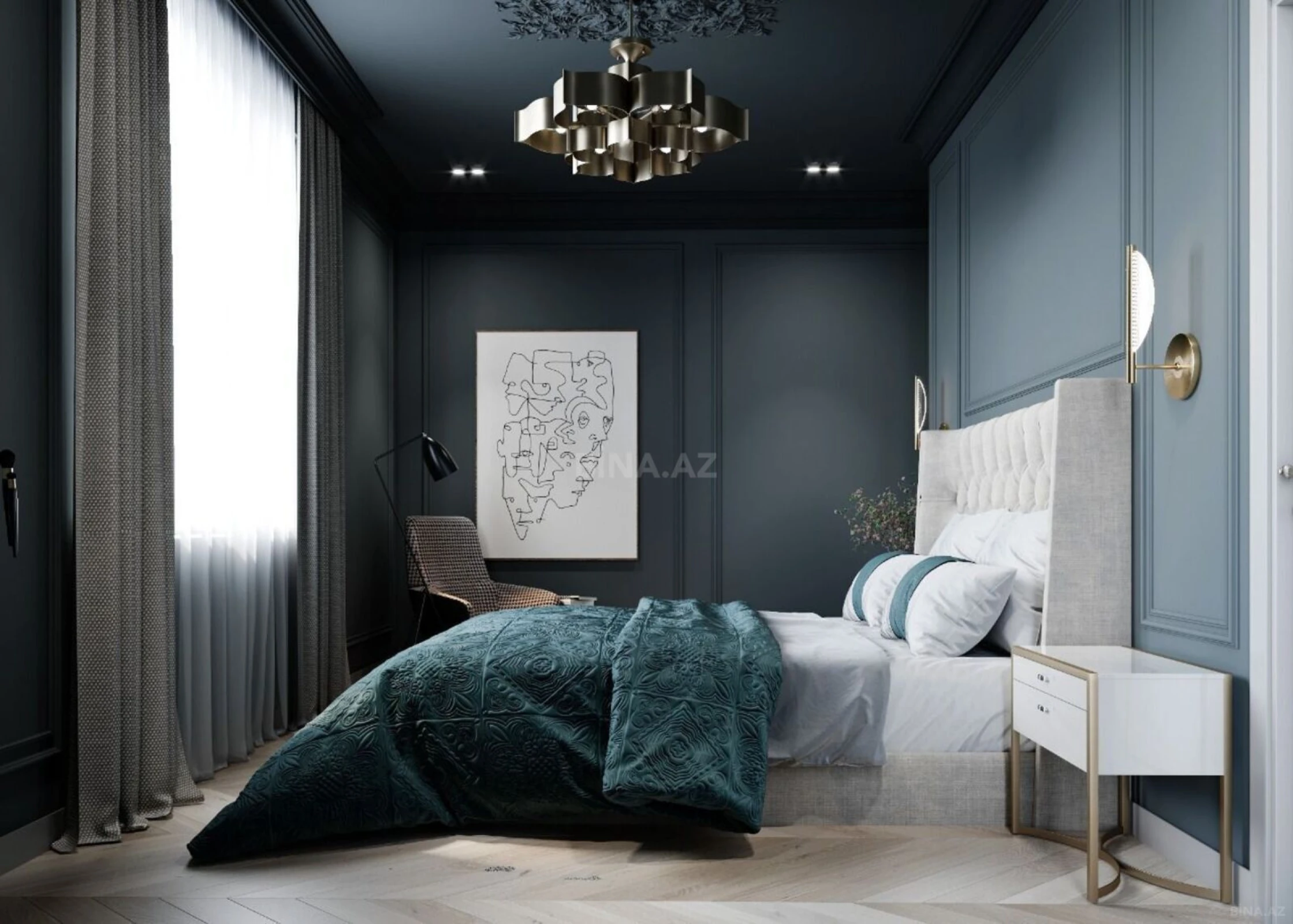 Satılır 4 otaqlı mənzil 230 m²