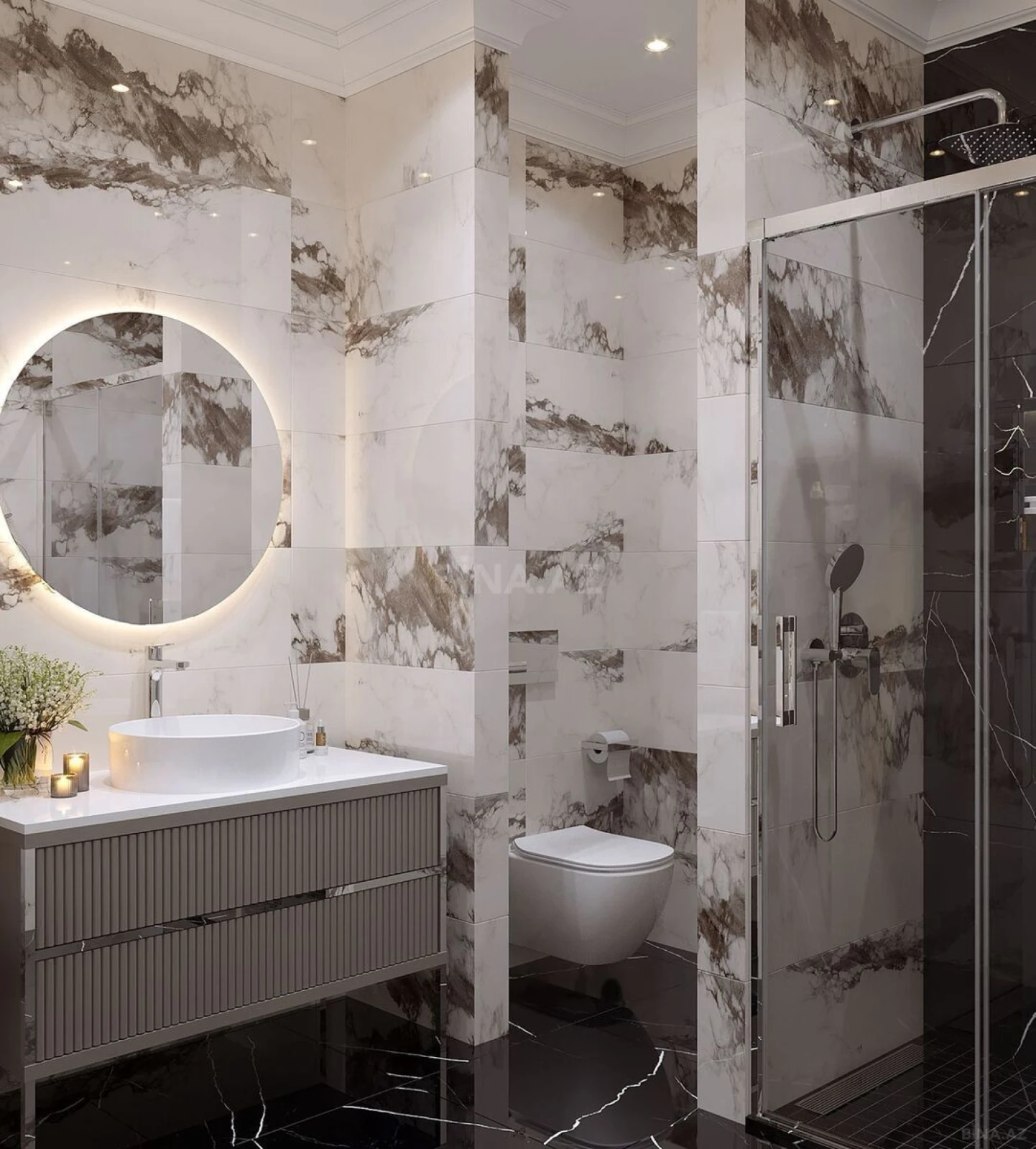 Satılır 4 otaqlı mənzil 230 m²