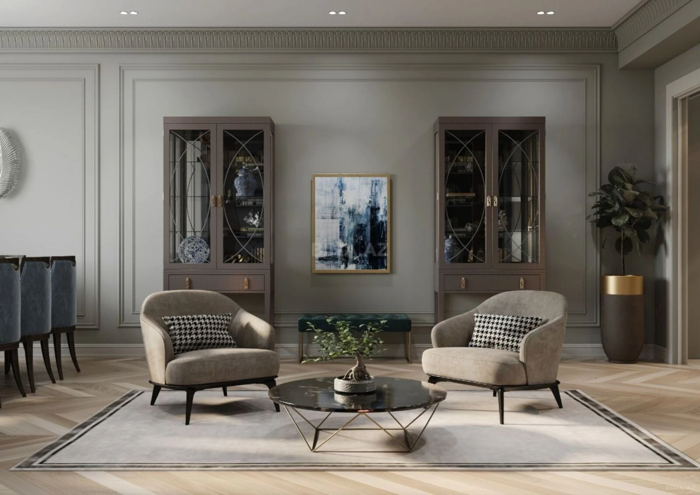 Satılır 4 otaqlı mənzil 230 m²