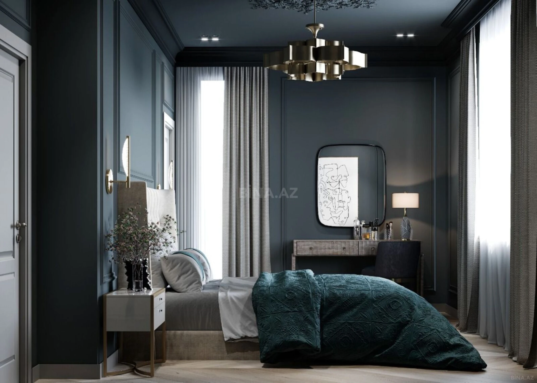 Satılır 4 otaqlı mənzil 230 m²